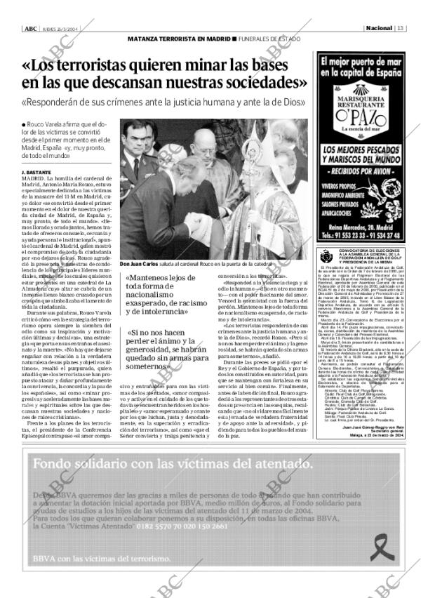 ABC MADRID 25-03-2004 página 13