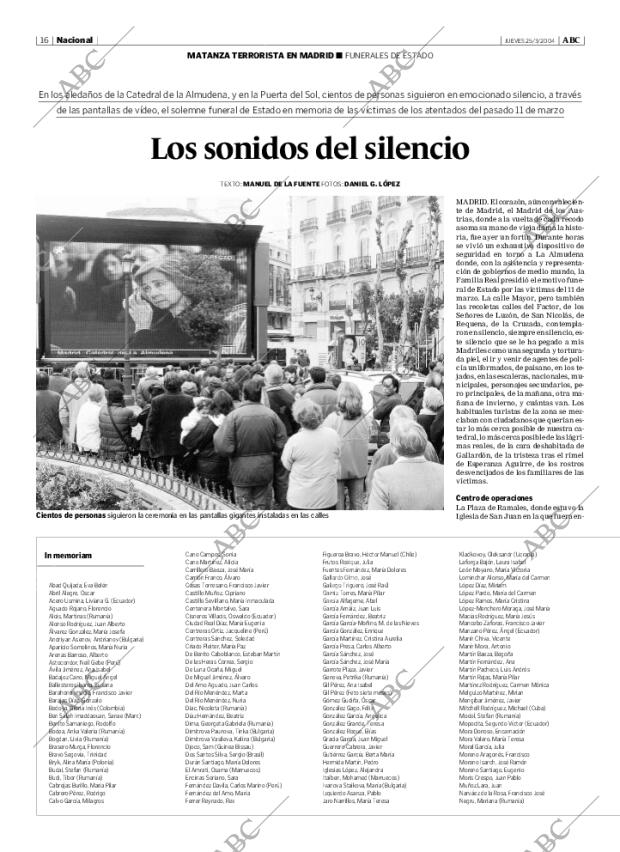 ABC MADRID 25-03-2004 página 16