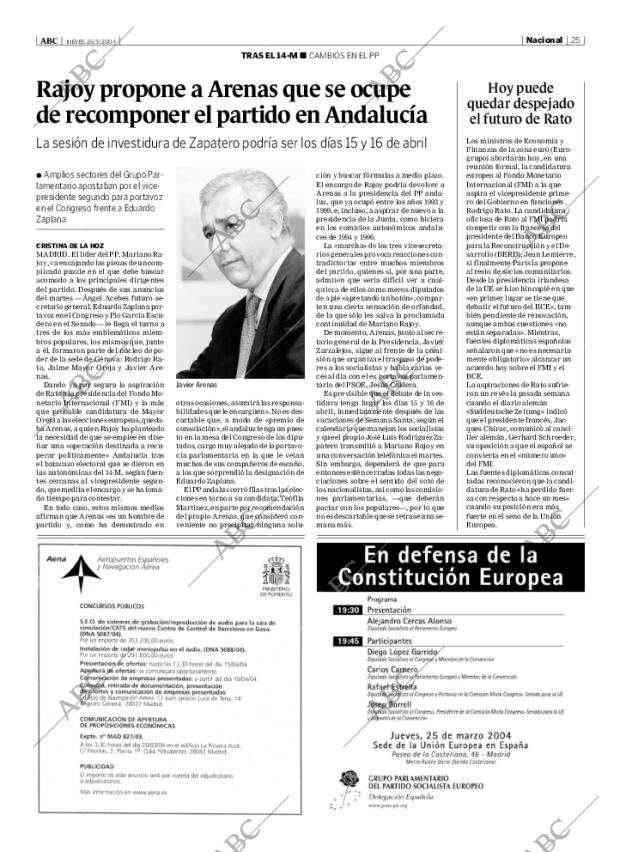ABC MADRID 25-03-2004 página 25