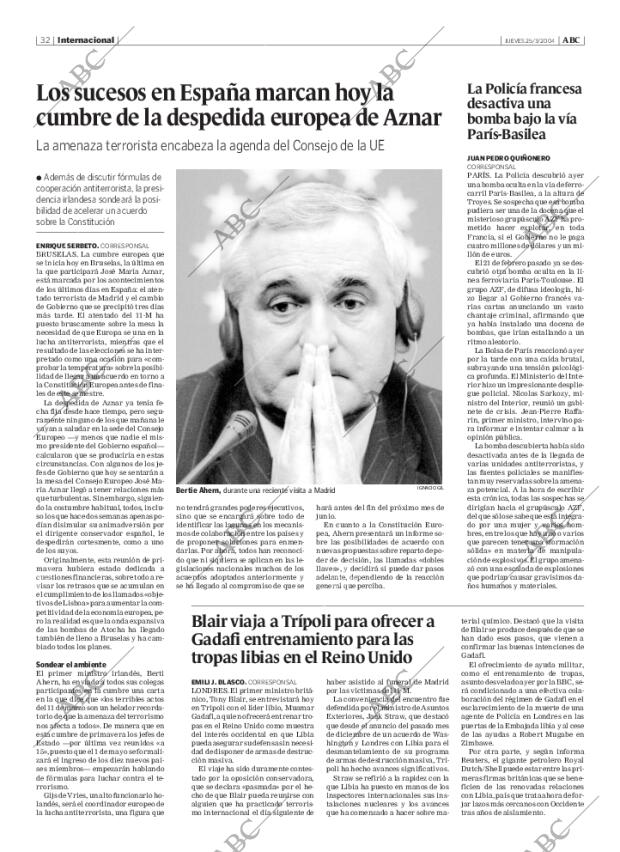 ABC MADRID 25-03-2004 página 32