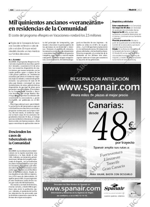 ABC MADRID 25-03-2004 página 43