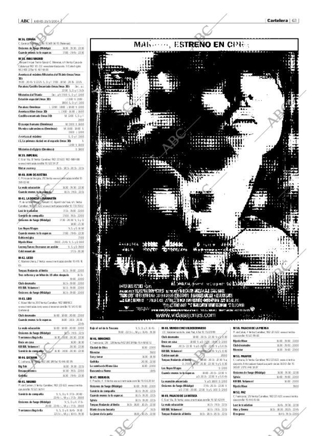 ABC MADRID 25-03-2004 página 63