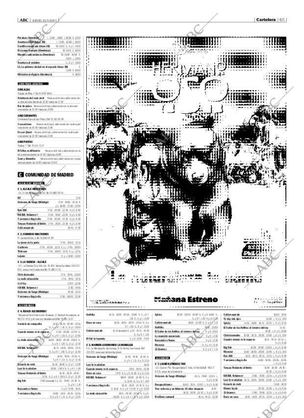 ABC MADRID 25-03-2004 página 65