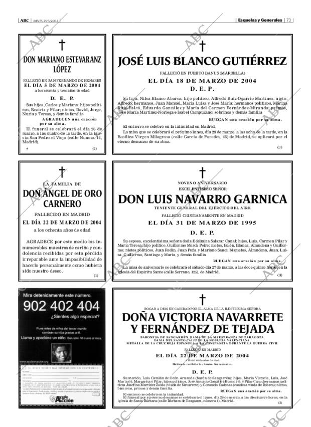 ABC MADRID 25-03-2004 página 73