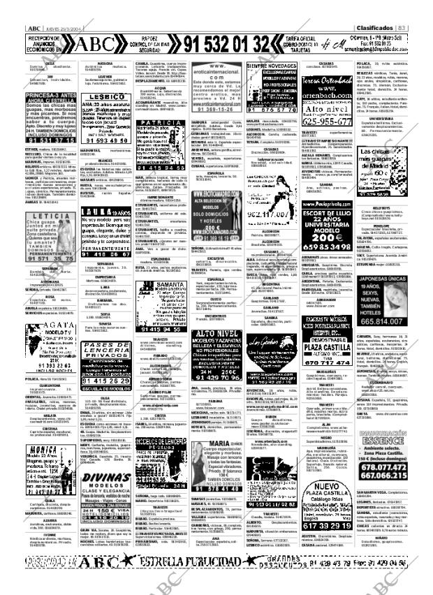 ABC MADRID 25-03-2004 página 83