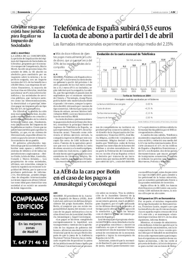ABC MADRID 25-03-2004 página 86