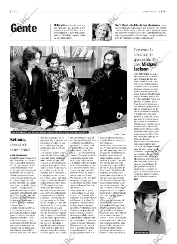 ABC MADRID 26-03-2004 página 100