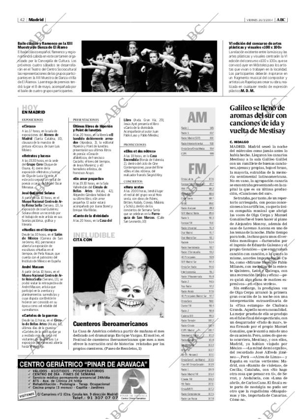 ABC MADRID 26-03-2004 página 42