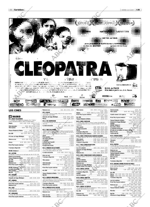 ABC MADRID 26-03-2004 página 66