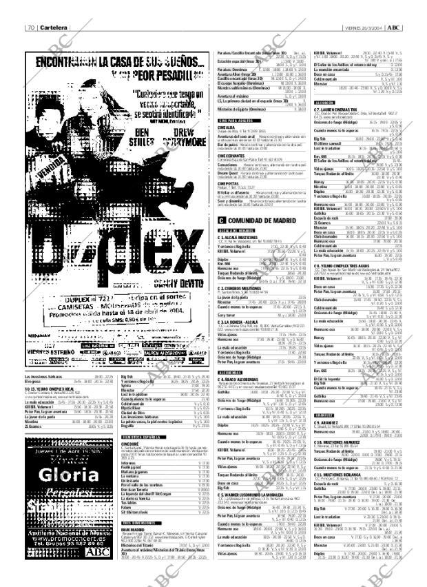 ABC MADRID 26-03-2004 página 70