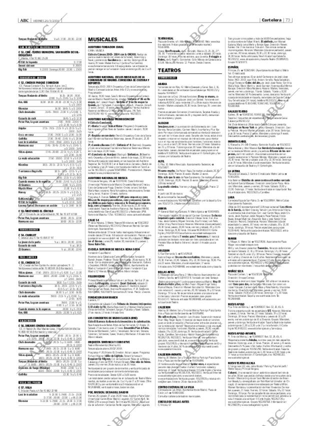 ABC MADRID 26-03-2004 página 73