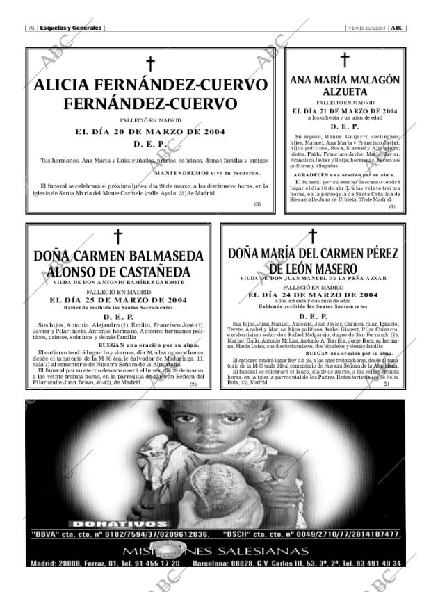 ABC MADRID 26-03-2004 página 76
