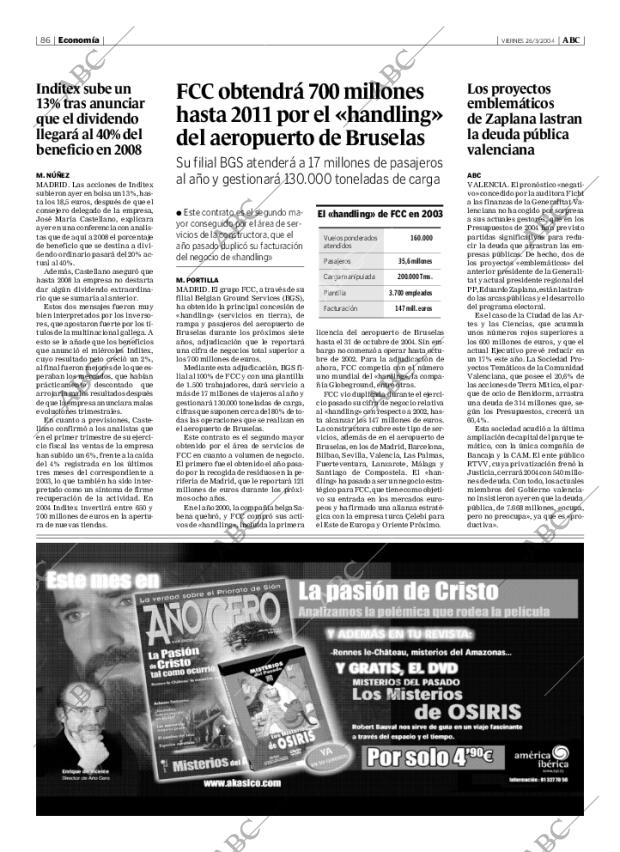 ABC MADRID 26-03-2004 página 86