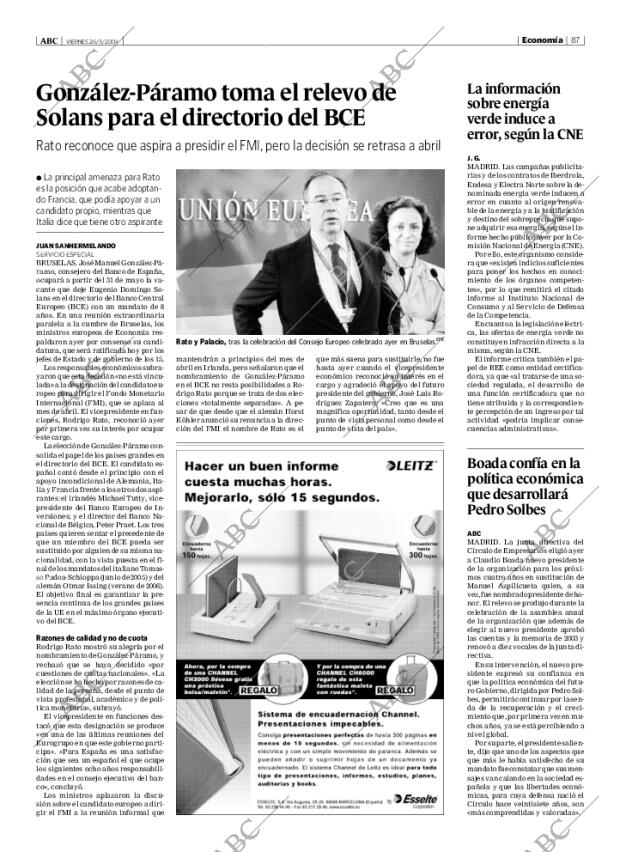 ABC MADRID 26-03-2004 página 87