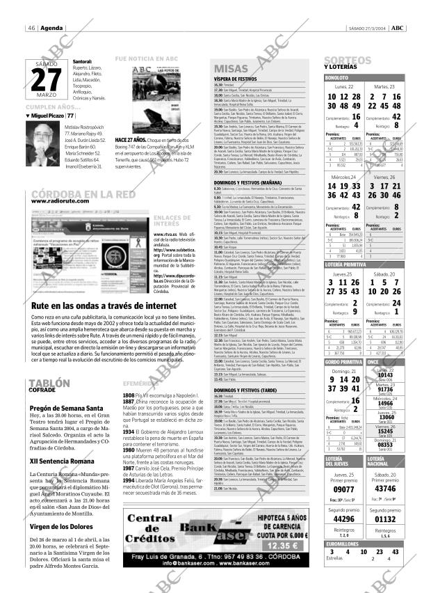 ABC CORDOBA 27-03-2004 página 46