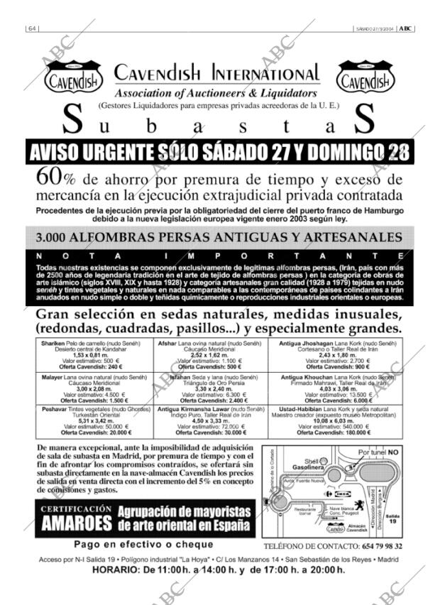 ABC MADRID 27-03-2004 página 64