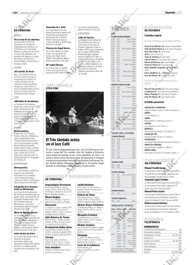 ABC CORDOBA 31-03-2004 página 47