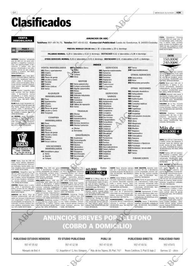 ABC CORDOBA 31-03-2004 página 64