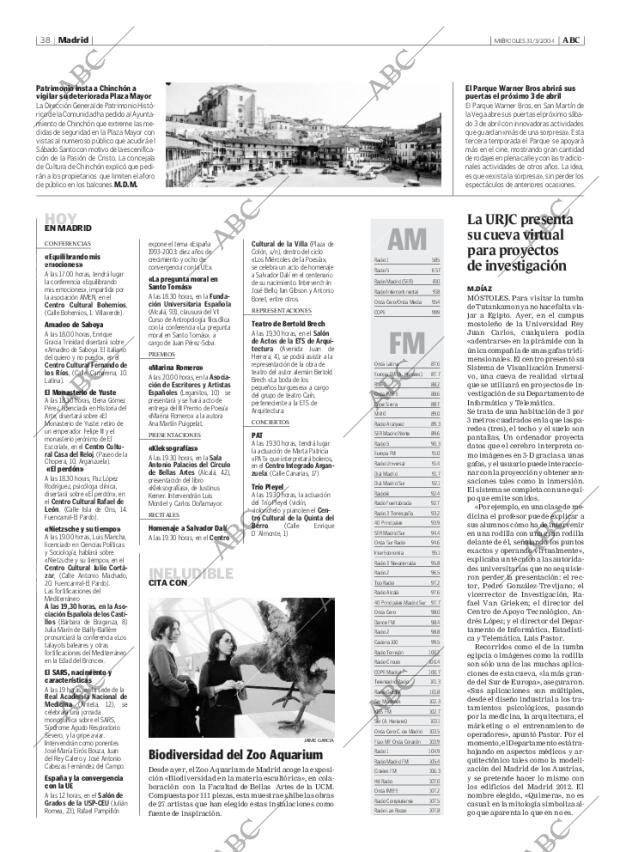 ABC MADRID 31-03-2004 página 38