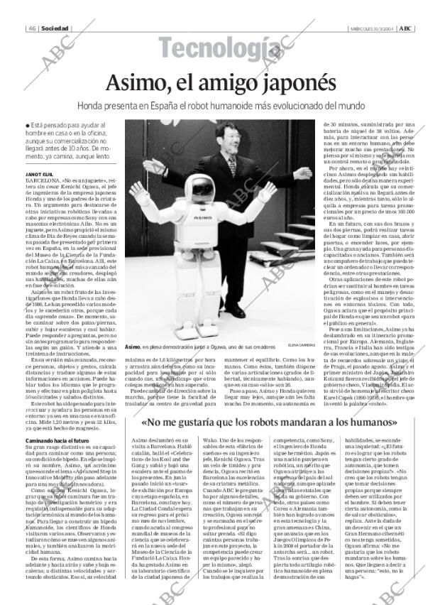ABC MADRID 31-03-2004 página 46