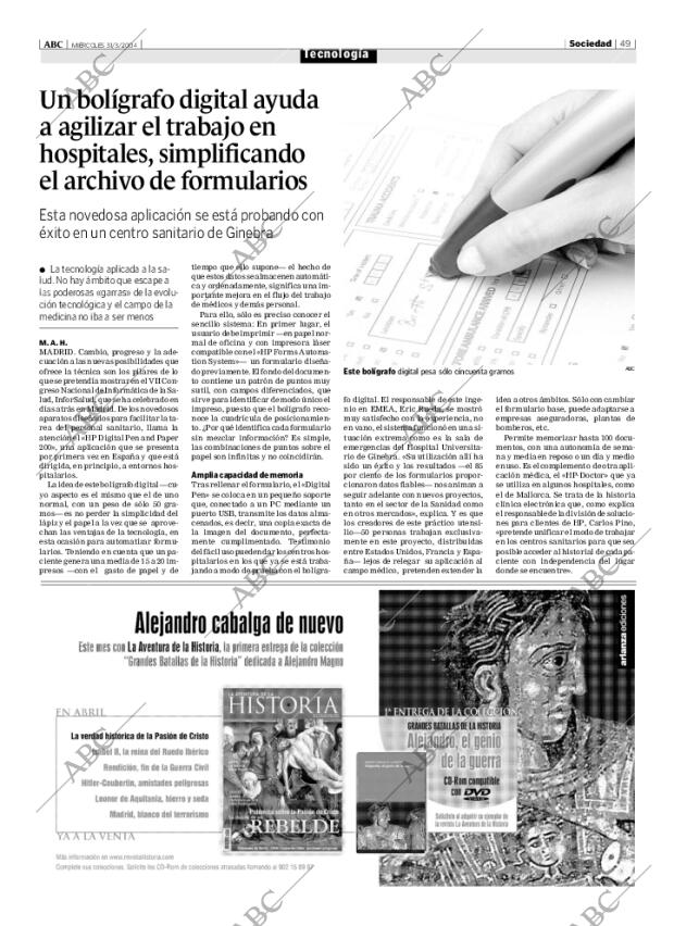ABC MADRID 31-03-2004 página 49