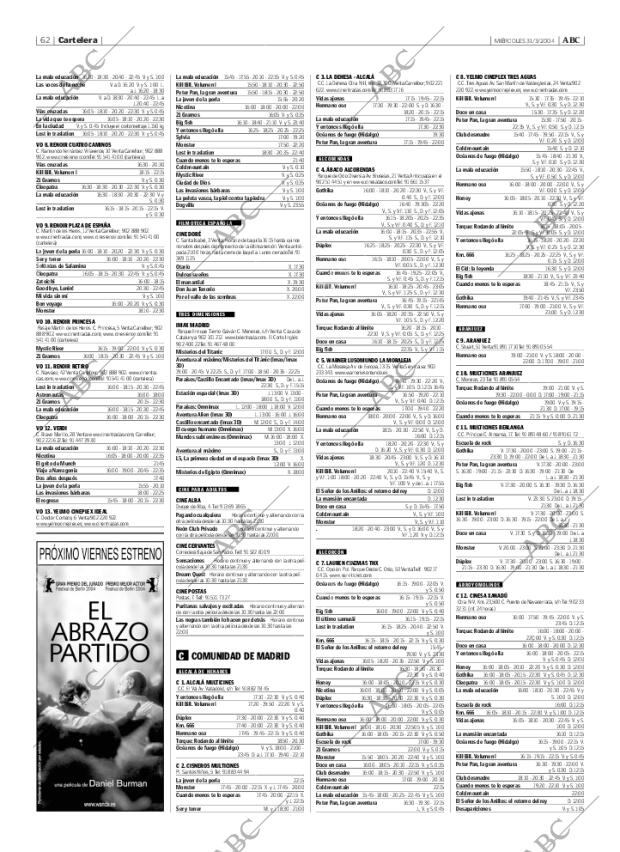 ABC MADRID 31-03-2004 página 62