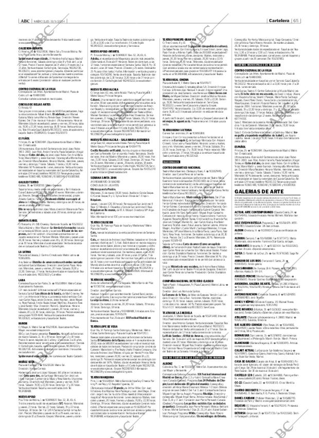 ABC MADRID 31-03-2004 página 65