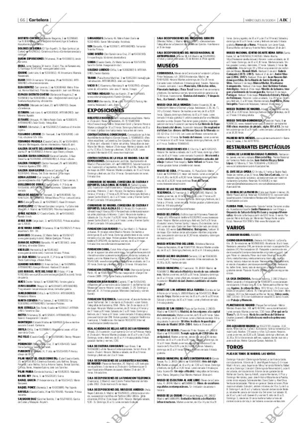 ABC MADRID 31-03-2004 página 66