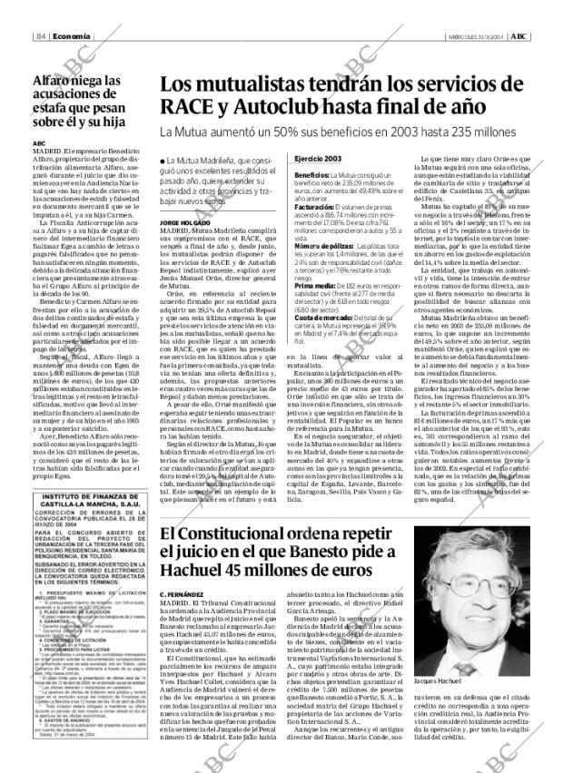 ABC MADRID 31-03-2004 página 84