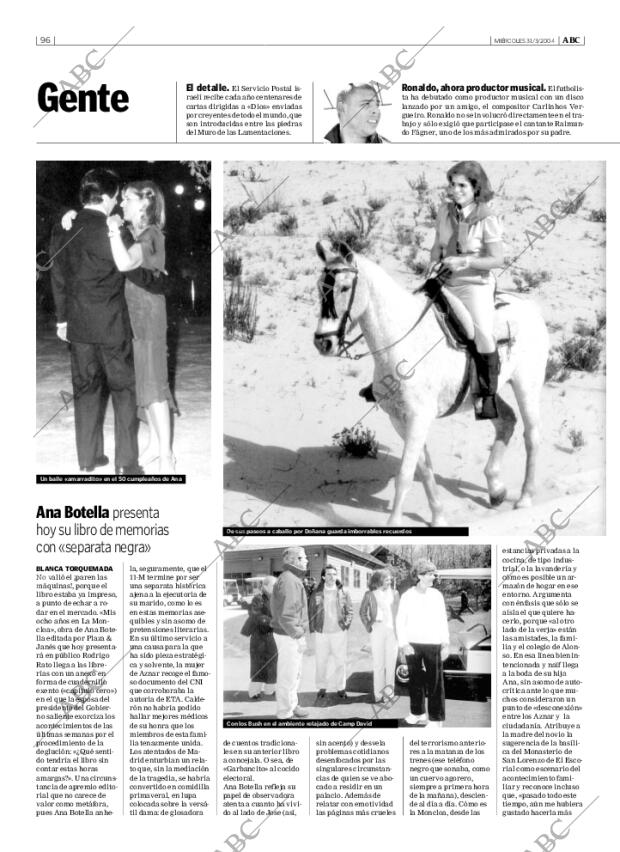 ABC MADRID 31-03-2004 página 96