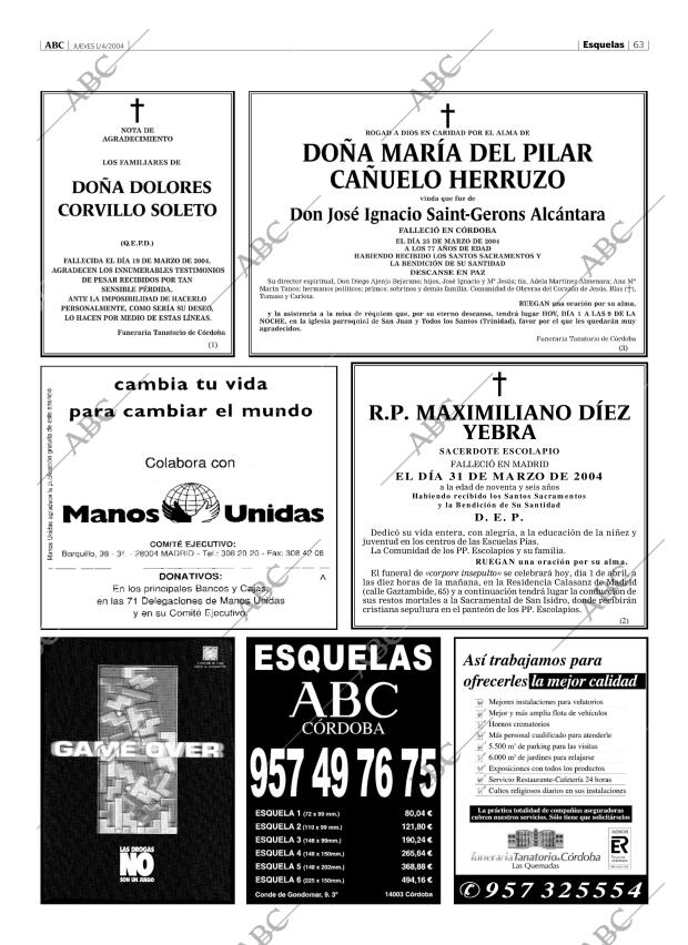 ABC CORDOBA 01-04-2004 página 63