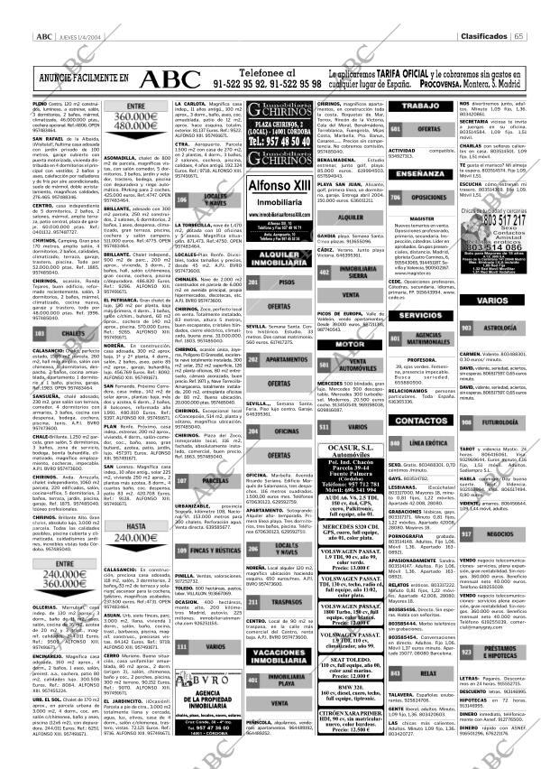 ABC CORDOBA 01-04-2004 página 65