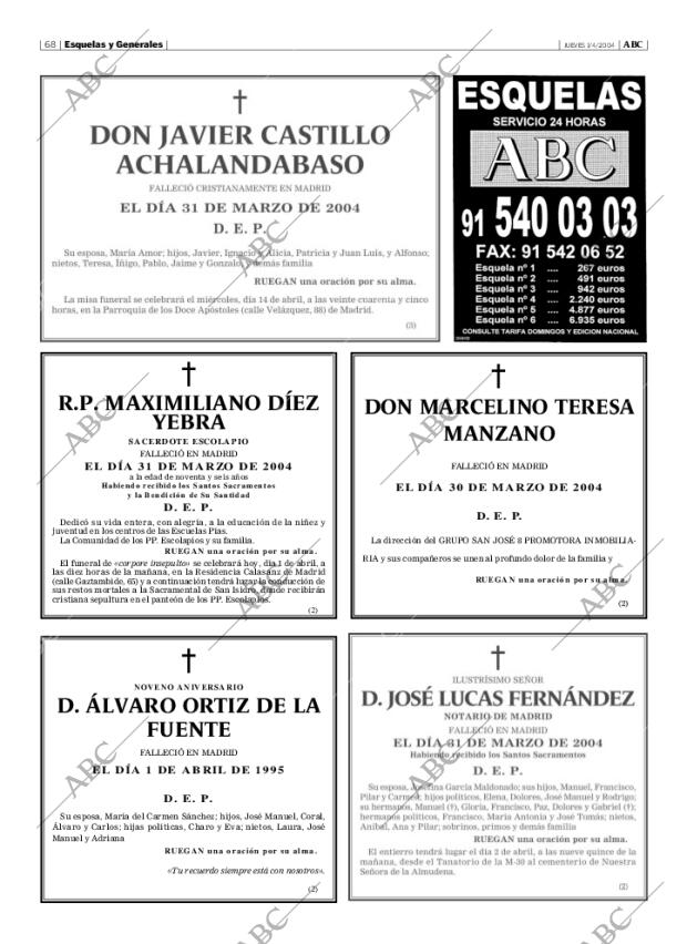 ABC MADRID 01-04-2004 página 68