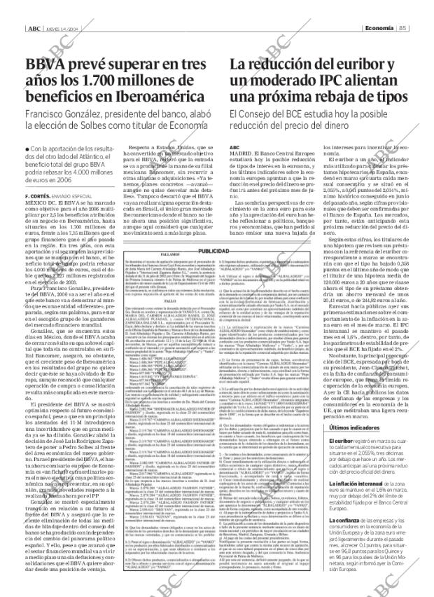 ABC MADRID 01-04-2004 página 85
