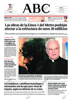 ABC SEVILLA 01-04-2004 página 1