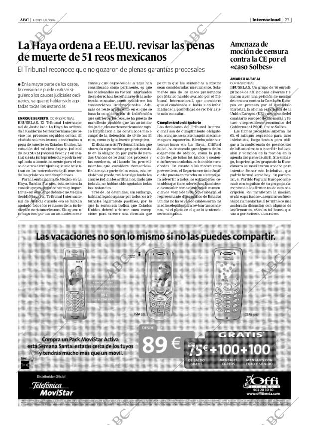 ABC SEVILLA 01-04-2004 página 23