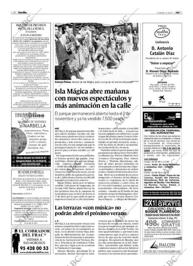 ABC SEVILLA 01-04-2004 página 28