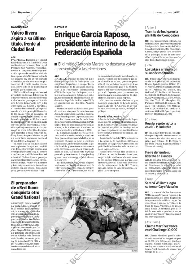 ABC MADRID 04-04-2004 página 94
