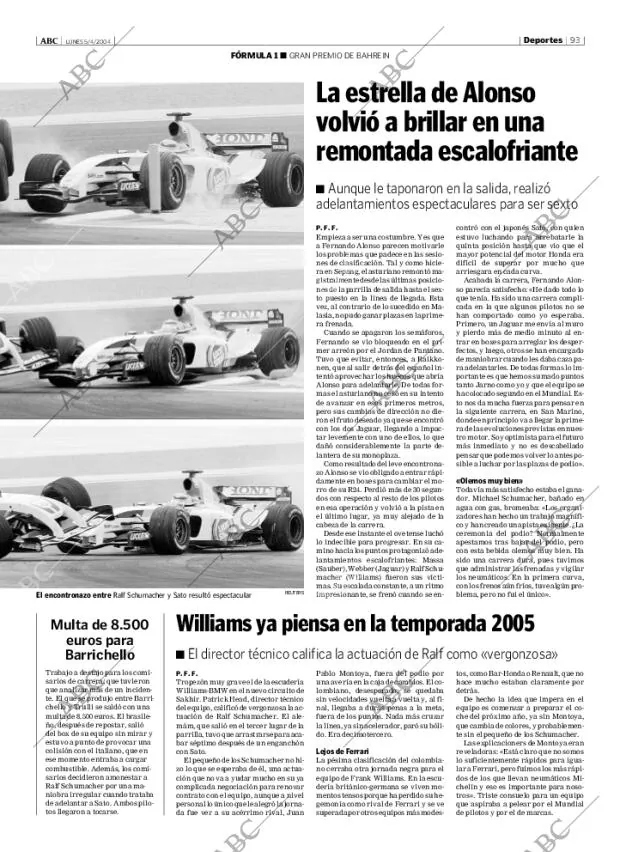 ABC MADRID 05-04-2004 página 93