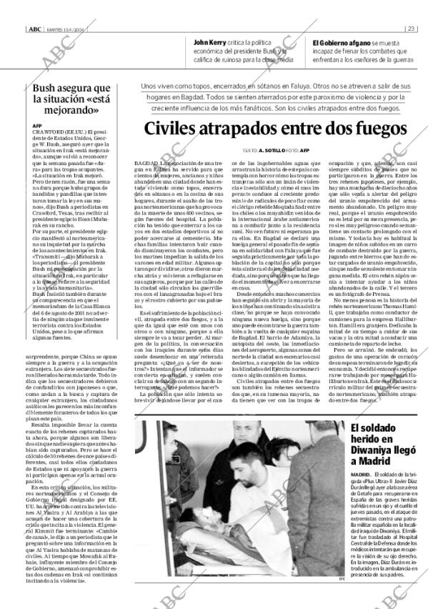 ABC MADRID 13-04-2004 página 23