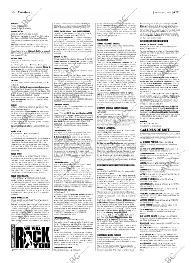 ABC MADRID 13-04-2004 página 64