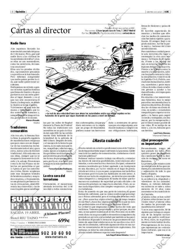 ABC MADRID 13-04-2004 página 8