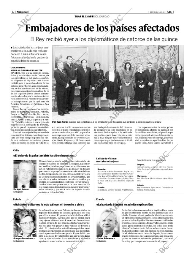 ABC MADRID 15-04-2004 página 12