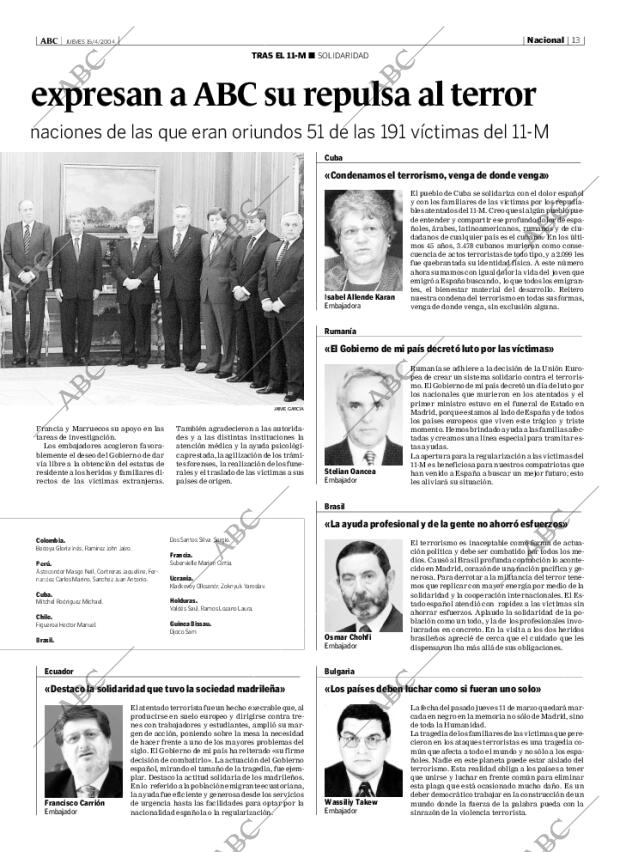 ABC MADRID 15-04-2004 página 13