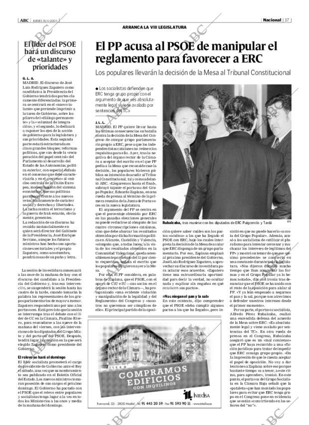 ABC MADRID 15-04-2004 página 17