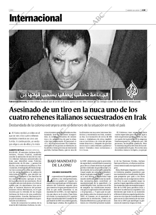 ABC MADRID 15-04-2004 página 24