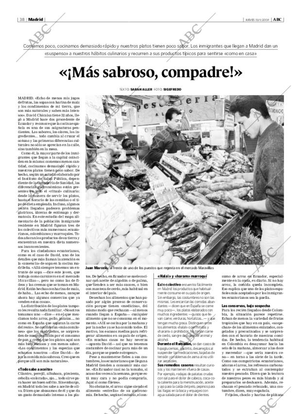 ABC MADRID 15-04-2004 página 38