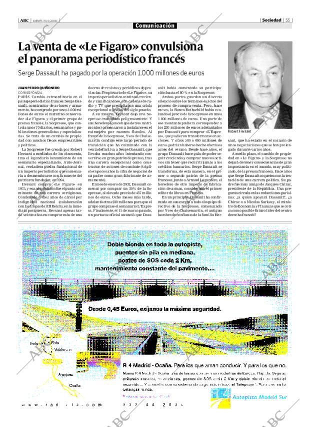 ABC MADRID 15-04-2004 página 55
