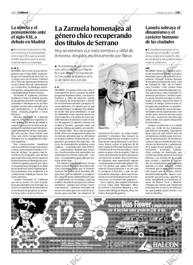 ABC MADRID 15-04-2004 página 60
