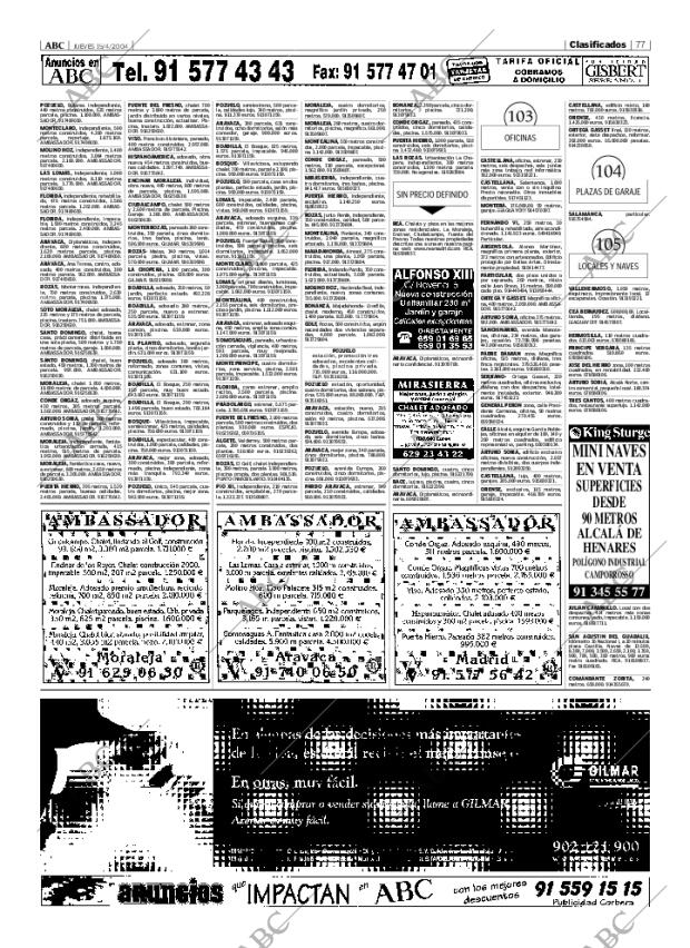ABC MADRID 15-04-2004 página 77